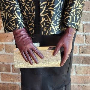 Gold SEQUINED Clutchbag